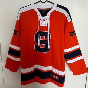 Syracuse University hockey style jersey